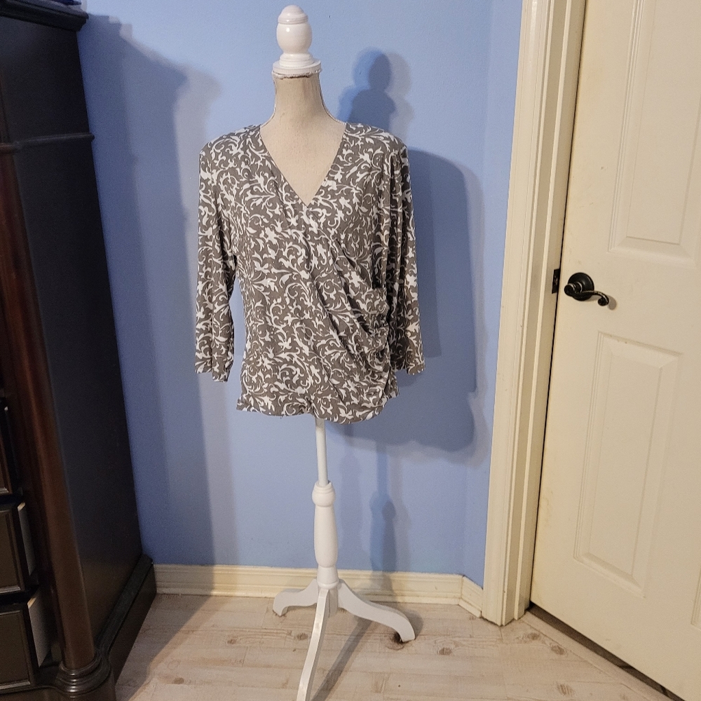 Msk Size 1x Womens Blouse